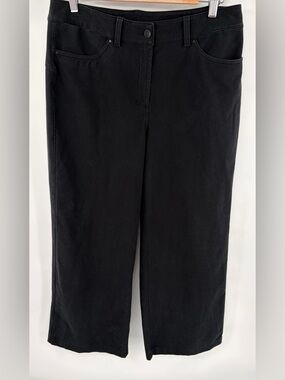 Lululemon City Sleek black 5 pocket wide leg high rise pant women’s 31 utilitech